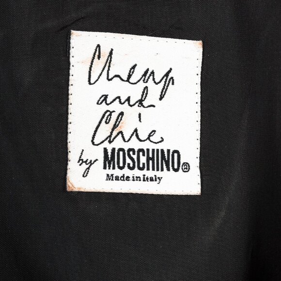 Moschino Cheap and Chic Black Tonal-Piping Sleeveless Dress - Picture 7 of 11